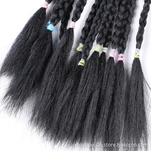 Box braids 24inch length ombre color braiding hair Ponytail